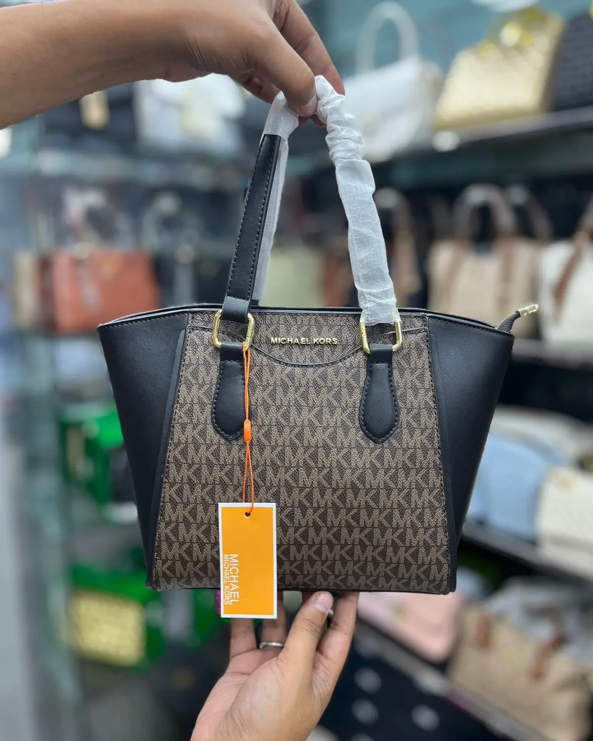 MK Dual-Tone Handbag Collection