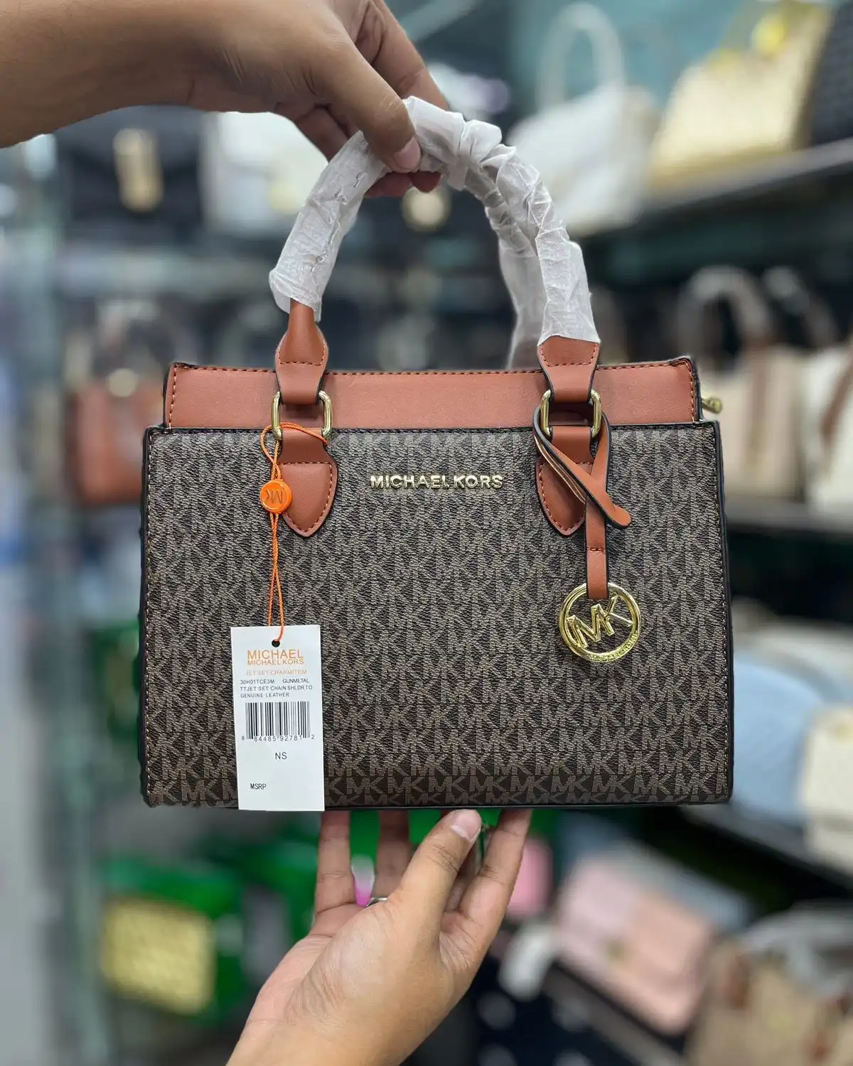 MK Signature Hand Bag